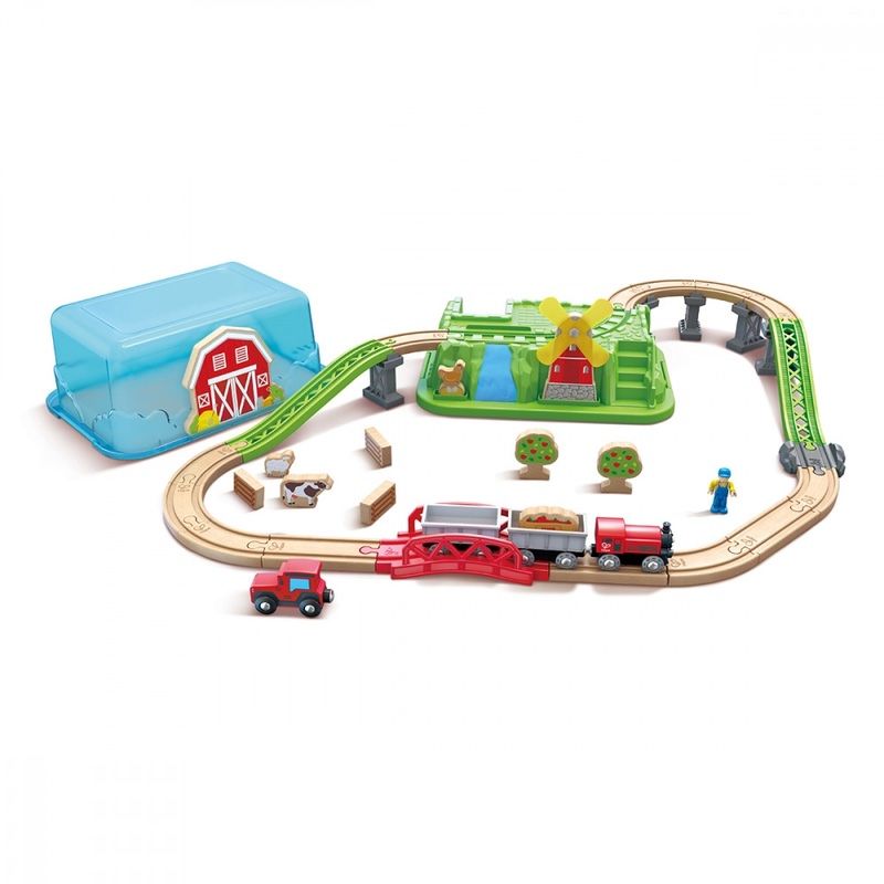 Hape sales wooden railway