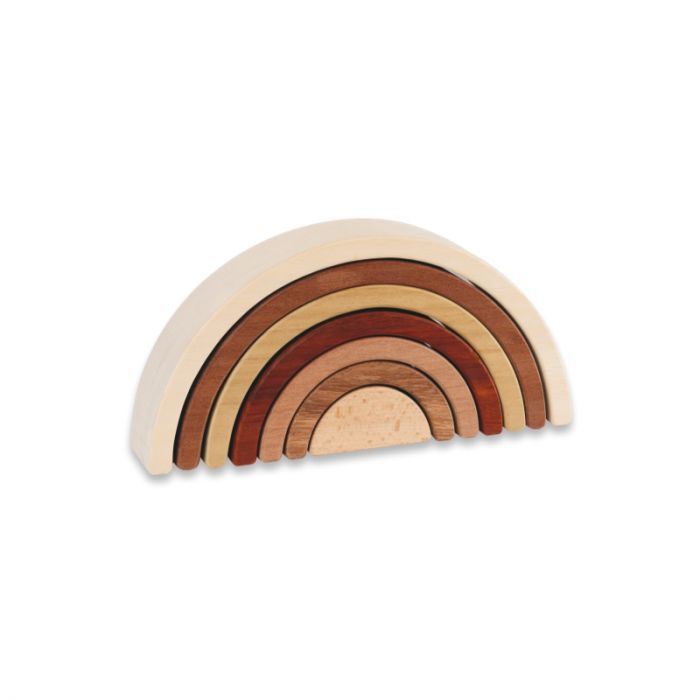 Natural hot sale wooden rainbow