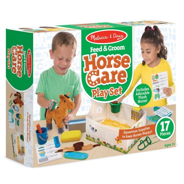 Melissa and doug horse care sales set