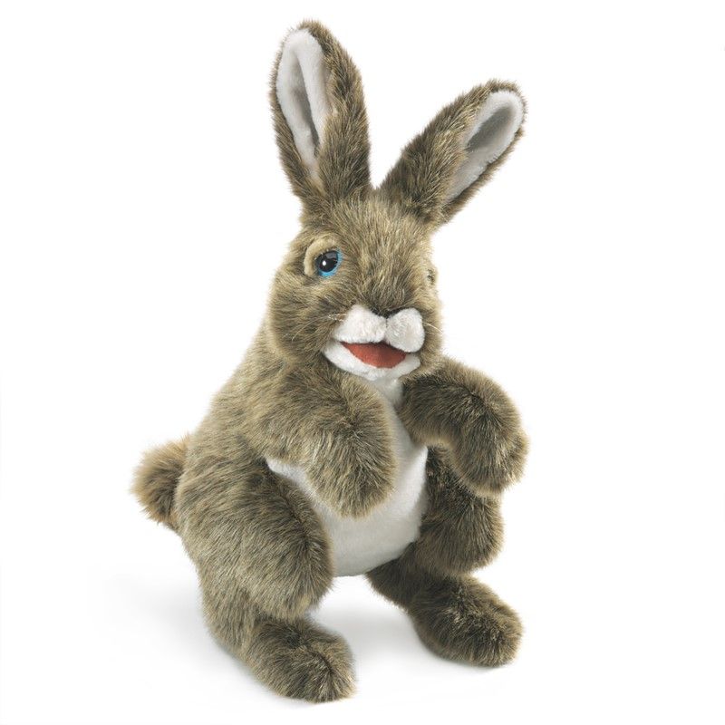 Folkmanis Puppets - Hare Puppet | Knock On Wood Toys