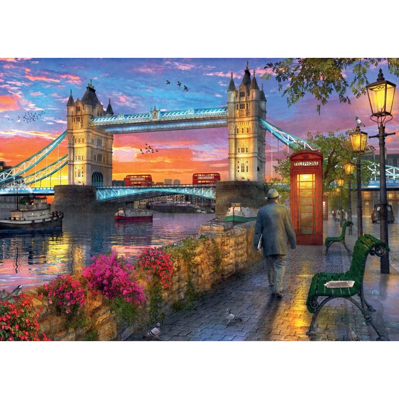 Ravensburger Puzzle - Tower Bridge at Sunset - 1000pc | Knock On Wood Toys